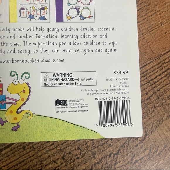 NEW Usborne Wipe Clean Learning Dry Erase Workbooks Bundle Pack - Picture 9 of 9